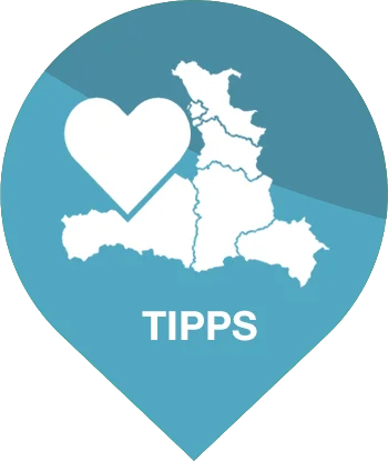 Icon mit Text „TIPPS“