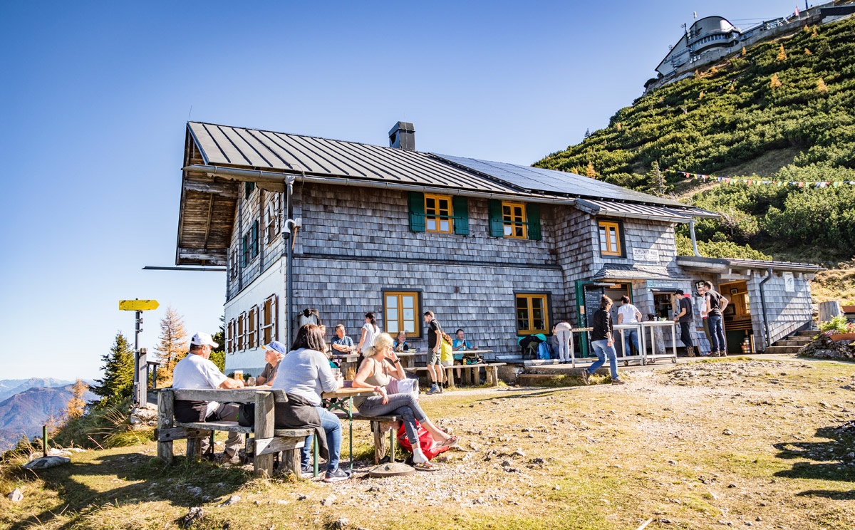 Das Zeppezauerhaus auf der österreichischen Untersbergseite