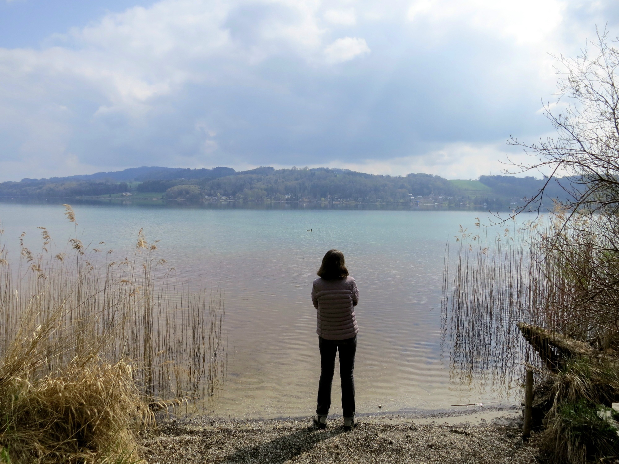 Recharge energy at the western shore of Mattsee.