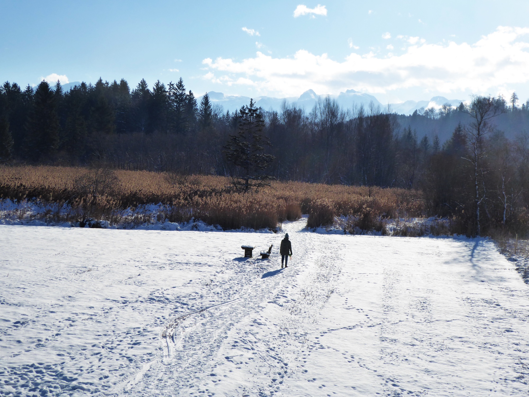 Lots of space and quiet paths around the Adneter Moos.