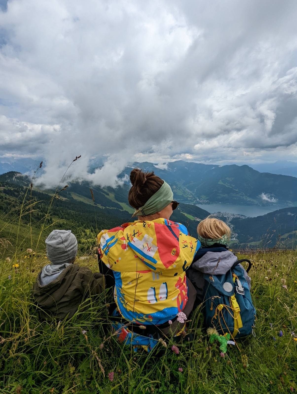 On the Panorama route Schmittenhöhe high above Zell am See