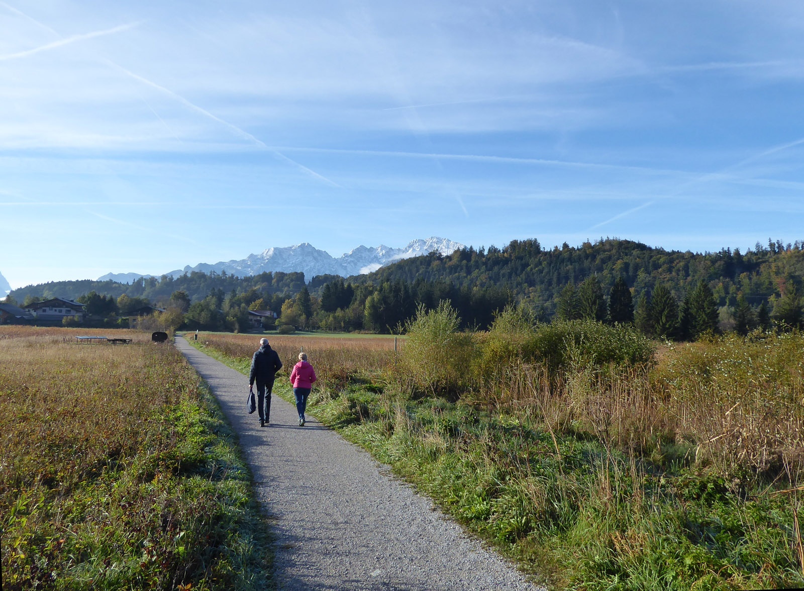 The sunny adventure route Adneter Moos.