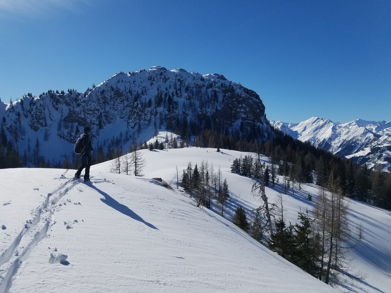 The view of the Saukarkopf to the south.